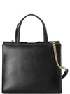 Vara Bow Top Handle Tote Bag Black - SALVATORE FERRAGAMO - BALAAN 4