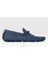 LV Driver Monogram Driving Shoes Blue - LOUIS VUITTON - BALAAN 4