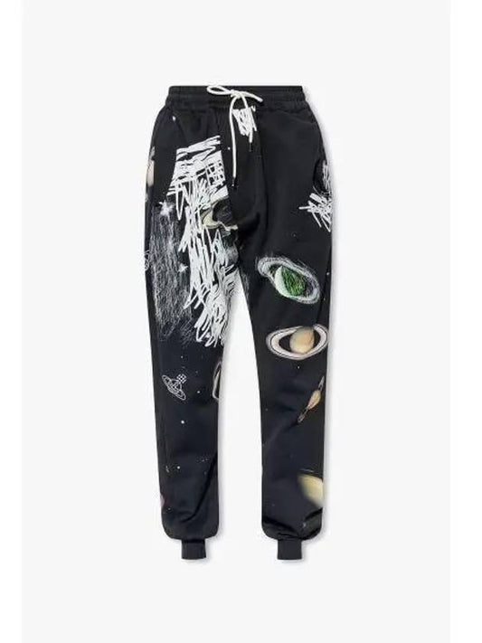 23 DRUNKEN SWEATPANTS 3J010001 J004H O318 ORB logo print sweatpants - VIVIENNE WESTWOOD - BALAAN.