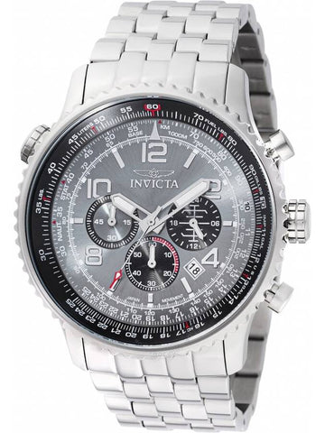 Invicta Aviator GMT Chronograph Grey Dial Men's Watch 48225 - INVICTA - BALAAN 1