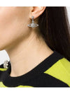 Mini Bas Relief Drop Earrings Silver - VIVIENNE WESTWOOD - BALAAN 5