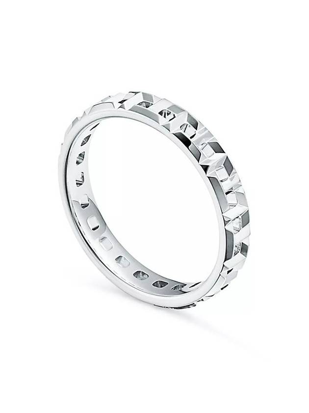 Tiffany T True Narrow Ring White Gold 62508035 - TIFFANY & CO. - BALAAN 2