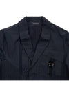 Poplin Workwear Waxed Cotton Jacket Navy - DIOR - BALAAN 4