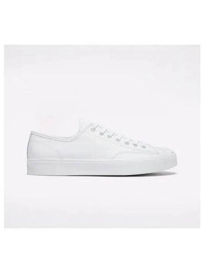 Jack Purcell Classic Leather Low Top Sneakers White - CONVERSE - BALAAN 2