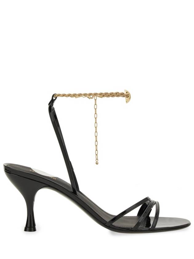 SANDAL WITH CHAIN - SALVATORE FERRAGAMO - BALAAN 1