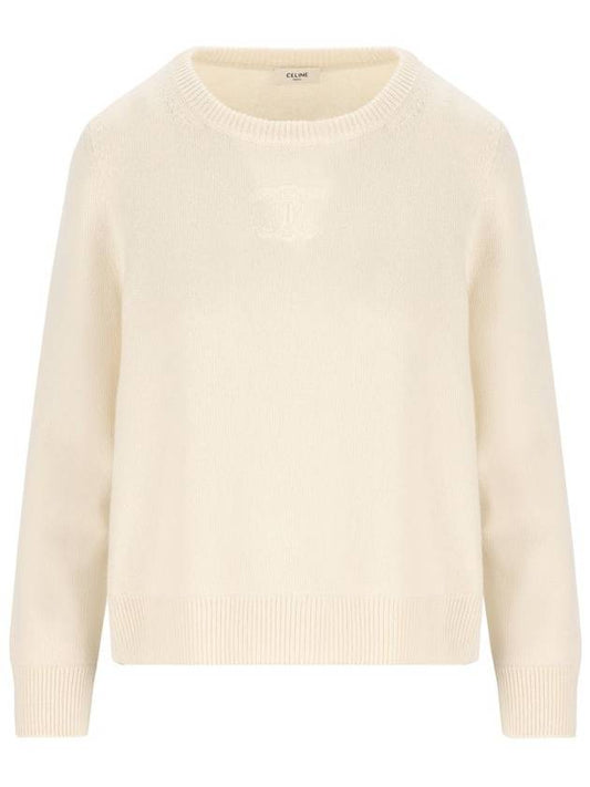 Women s Knit Top C line Sweaters Beige - CELINE - BALAAN 1