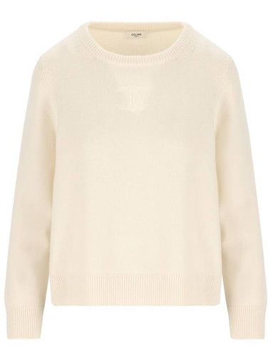 Women s Knit Top C line Sweaters Beige - CELINE - BALAAN 1