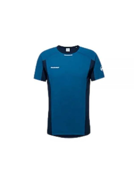 Aenergy FL ​​Short Sleeve T-Shirt Deep Blue - MAMMUT - BALAAN 1