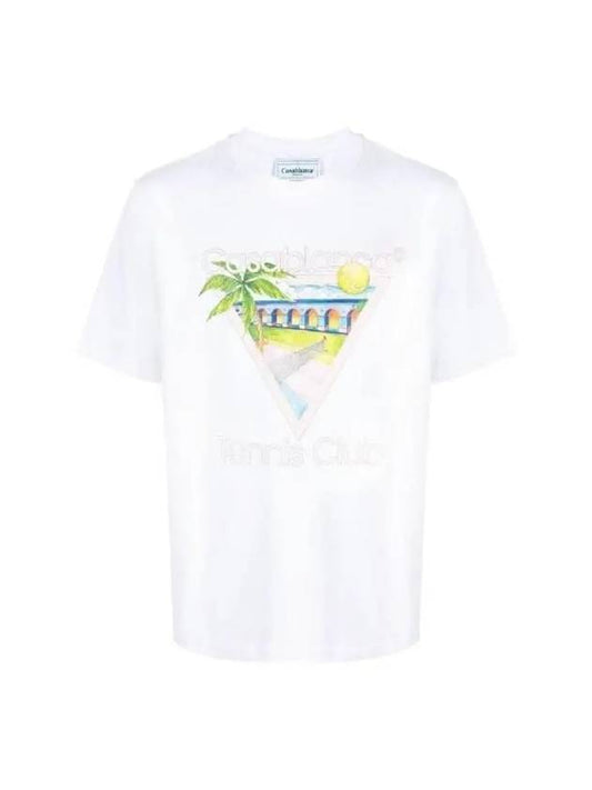 TENNIS CLUB logo printing t shirt UMPS24JTS00101 - CASABLANCA - BALAAN 1