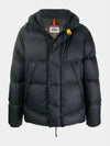 Men's Cloud Hooded Padded Pencil Black Jacket PM JCK PP01 710 - PARAJUMPERS - BALAAN 1