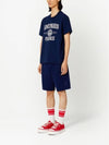 Varsity Logo Short Sleeve T-Shirt Navy - AMI - BALAAN 4