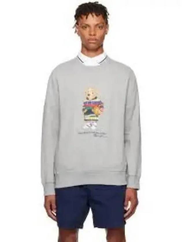 30 Points Polo Bear Fleece Sweatshirt Gray - POLO RALPH LAUREN - BALAAN 1