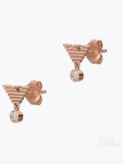 Stud Earrings Rose Gold - EMPORIO ARMANI - BALAAN 2