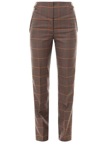 Houndstooth Tailored Check Pants - BURBERRY - BALAAN.