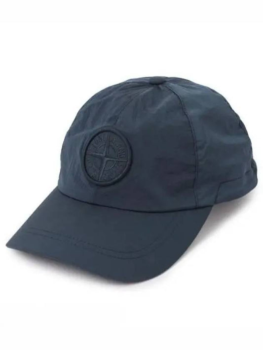 Logo Nylon Metal 6-Panel Ball Cap Navy - STONE ISLAND - BALAAN 2