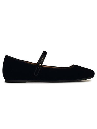 Tod'S Black Velvet Ballet Flats - TOD'S - BALAAN 1