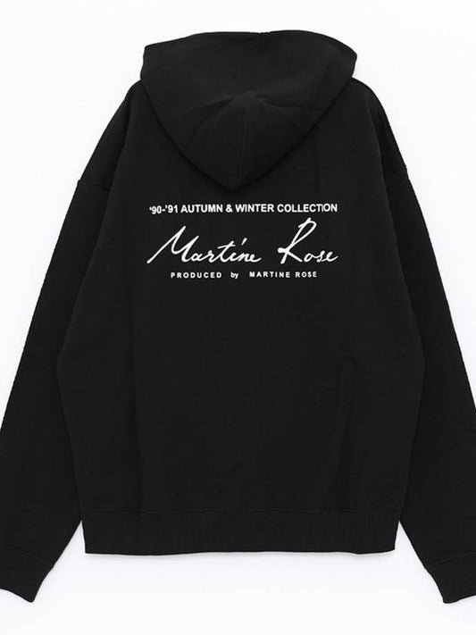 CMR602 BLACK back logo hoodie - MARTINE ROSE - BALAAN 2