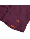 ORB Embroidered Logo Swim Shorts Burgundy - VIVIENNE WESTWOOD - BALAAN 6