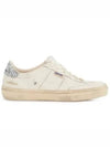 Soul Star Glitter Tab Low Top Sneakers White - GOLDEN GOOSE - BALAAN 2