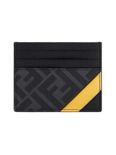 Daigonal Card Wallet Grey - FENDI - BALAAN 2