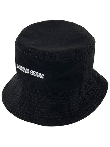 Logo embroidered bucket hat UHG030 BK99 - MARINE SERRE - BALAAN 1