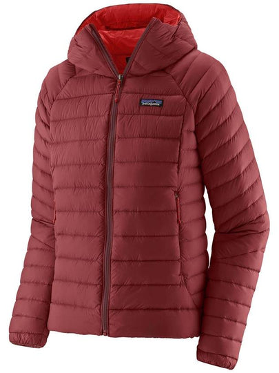 Women's Down Sweater Hooded Jacket Red - PATAGONIA - BALAAN 2