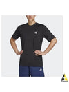 Train Essential Stretch Short Sleeve IC7413 Black R - ADIDAS - BALAAN 2