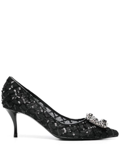 Sequin Pumps Heels Black - ROGER VIVIER - BALAAN 2