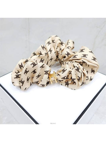 Lux You New Product Mini Treope Silk Chouchou Scrunchie 461DK2SIB - CELINE - BALAAN 1