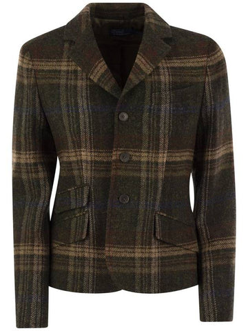 Plaid wool blazer - POLO RALPH LAUREN - BALAAN 1