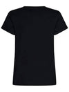 Embroidered Logo Cotton Short Sleeve T-Shirt Black - POLO RALPH LAUREN - BALAAN 4