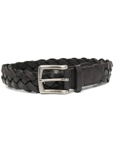 braided leather belt 405805020001 - POLO RALPH LAUREN - BALAAN 1