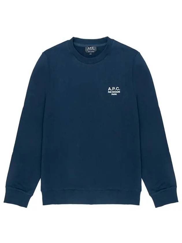 Rider Chest Small Logo Sweatshirt Navy - A.P.C. - BALAAN 2