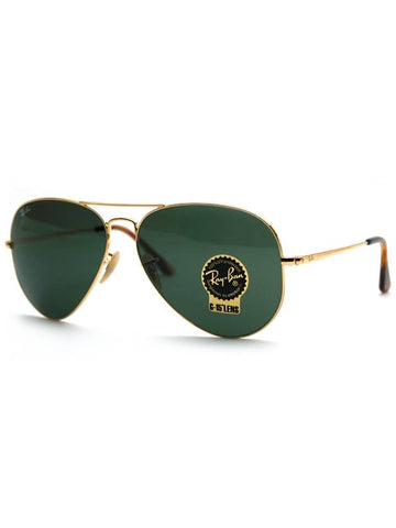 RayBan Sunglasses RB3689 9147/31 (62) Big Face Boeing Style - RAY-BAN - BALAAN 1