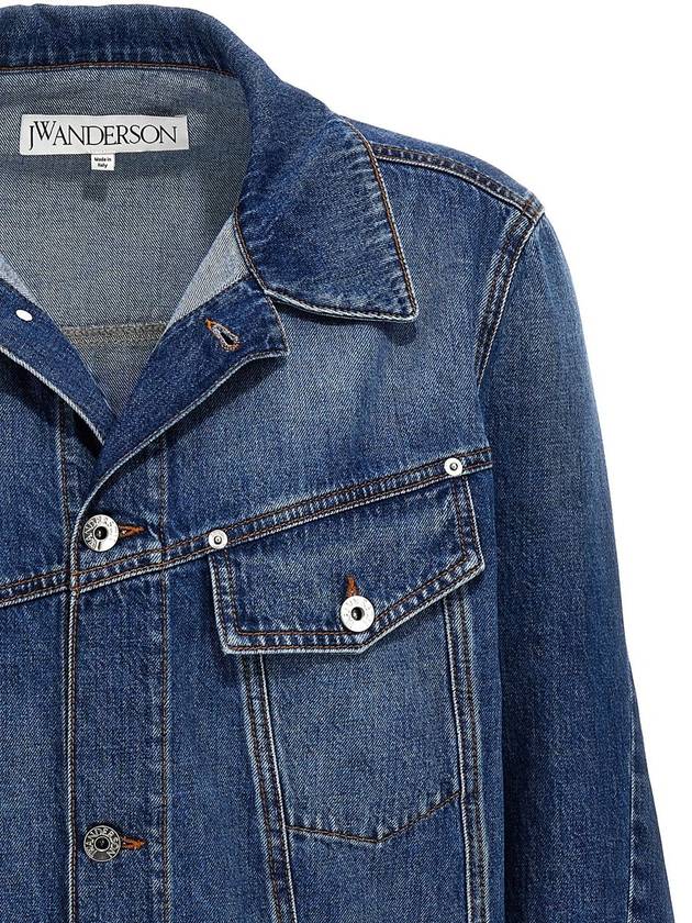 Twisted Denim Jacket Blue - JW ANDERSON - BALAAN 4