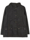 Arley Wax Hooded Jacket Khaki - BARBOUR - BALAAN 2