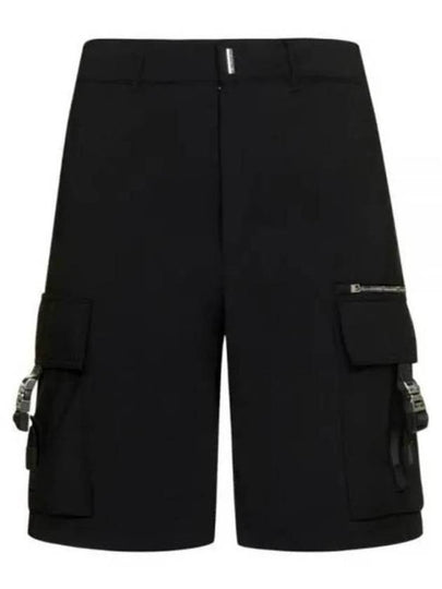 Buckle Cargo Shorts Black - GIVENCHY - BALAAN 2