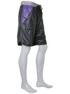 Grenoble Banding Midi Shorts Black - MONCLER - BALAAN 7