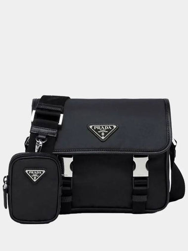 Men s Saffiano Re Nylon Shoulder Cross Bag 2VD034XOP 2DMH F0002 - PRADA - BALAAN 1