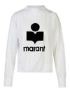 Long Sleeve T Shirt TS0002FA A1N09E 20WH White - ISABEL MARANT - BALAAN 1