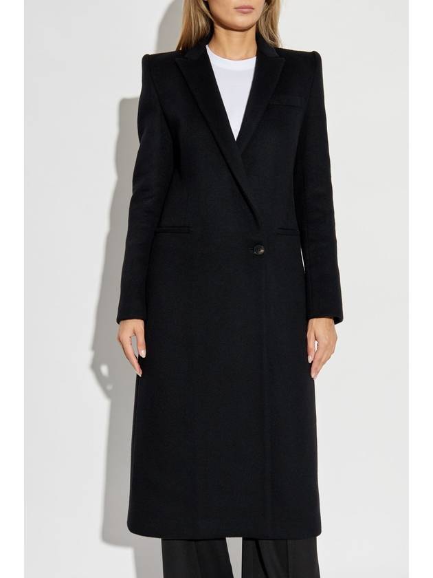 Alexander McQueen Wool Coat, Women's, Black - ALEXANDER MCQUEEN - BALAAN 3