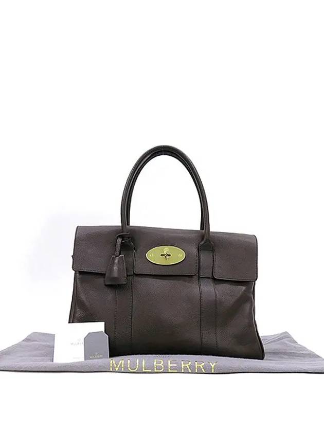 HH5988 Bayswater CHOCOLATE color M size tote bag - MULBERRY - BALAAN 1