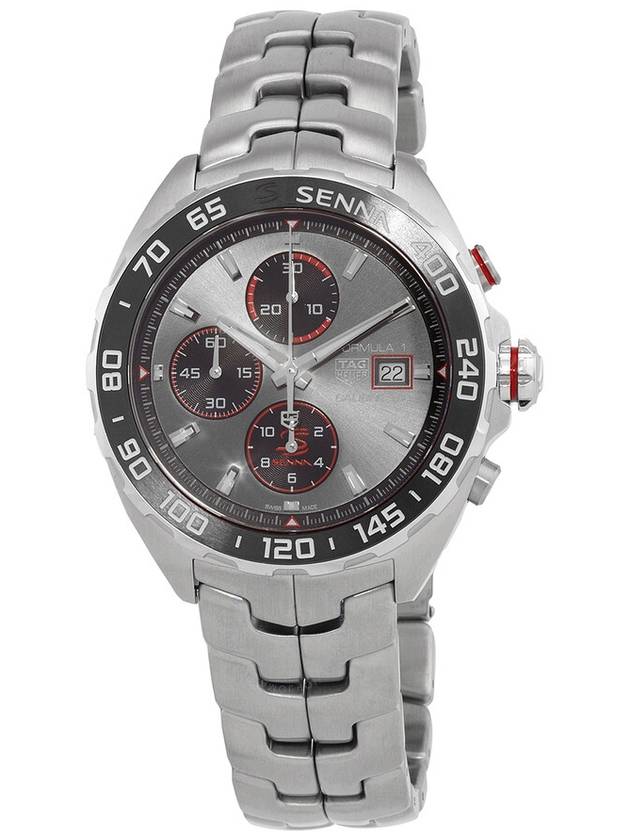 Tag Heuer Formula 1 X Senna Chronograph Automatic Grey Dial Men's Watch CAZ201D.BA0633 - TAG HEUER - BALAAN 1