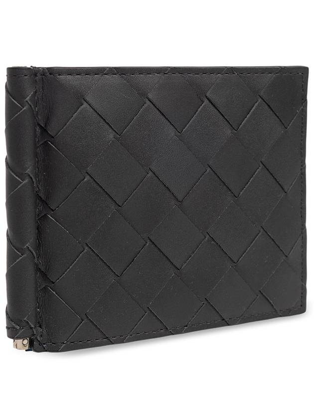 Bottega Veneta Leather Bifold Wallet, Men's, Grey - BOTTEGA VENETA - BALAAN 4