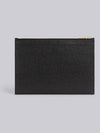 Debossed Pebble Clutch Bag Black - THOM BROWNE - BALAAN 3