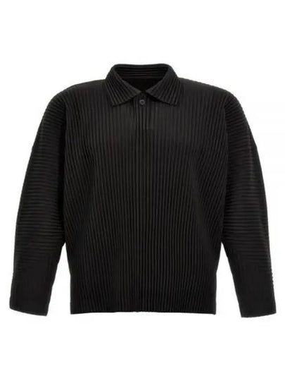 MC January Polo Shirt Black - ISSEY MIYAKE - BALAAN 2