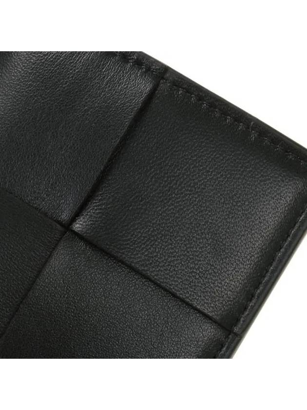 Intrecciato Flap Card Wallet Black - BOTTEGA VENETA - BALAAN 7