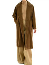 Madame Wool Cashmere Double Coat Tobacco - MAX MARA - BALAAN 5