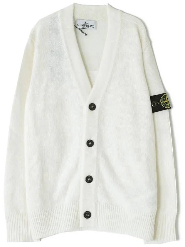 Kids Waffen Cardigan White 7916501Z1 V0093 - STONE ISLAND - BALAAN 2