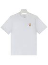 Speedy Fox Patch Comfort Short Sleeve T Shirt White - MAISON KITSUNE - BALAAN 2